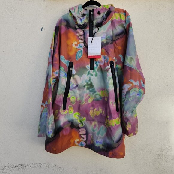 H&M Innovation CoExist Story Multicolored Nylon Anorak Popover Jacket - Picture 3 of 10